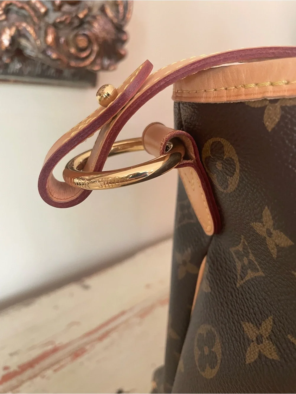 Discontinued Louis Vuitton Delightful PM Shoulder Hobo in Brown and Natural Tri